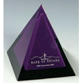 Lucite 4-sided Pyramid Stock Embedment/ Award